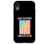 One Nation Under God 4 de julio, bandera estadounidense para niños y niñas Carcasa para iPhone XR