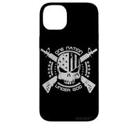 One Nation Under God Skull Flag Combat Patriotic Military Carcasa para iPhone 14 Plus