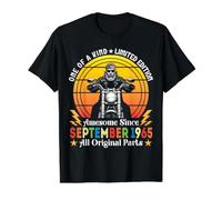 One of A Kind Ltd Edition Impresionante Desde septiembre de 1965 Biker Camiseta gráfica económica, Hombre, Negro, XL