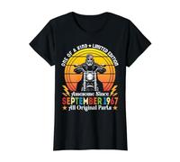 One of A Kind Ltd Edition Impresionante Desde septiembre de 1967 Biker Camiseta gráfica económica, Mujer, Negro, L