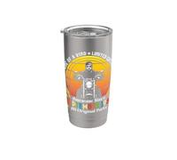 One Of A Kind Ltd Edition Impresionante desde septiembre de 1982 Biker Vaso térmico de acero inoxidable de doble pared