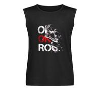 One Ok Rock Singing - Camiseta sin mangas unisex de algodón para hombre, cuello redondo, 100% algodón, color negro, Negro, XL