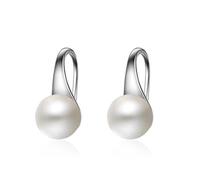 One pair of ladies girl earrings, stud earrings, sterling silver with cubic zirconia long star, moon, butterflies, elegant, retro, pearl, hoop studs, wedding party earrings, allergic free