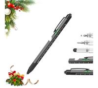 One Pen Nine Functions, bolígrafo multiherramienta 9 en 1 para hombres, adolescentes y adultos, gadgets geniales para el día del padre, cumpleaños y Navidad (negro)