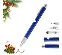 One Pen Nine Functions, bolígrafo multiherramienta 9 en 1 para hombres, adolescentes y adultos, gadgets geniales para el día del padre, cumpleaños y Navidad (azul)