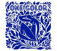 One Pen, One Color: Abstract Adult Coloring Book, Single Color, Stress Free, Monochrome Coloring, Blue, Anxiety Reducer, Ink Tracing, Single Pen, ... Minimalist (Easy & Artistic Coloring Books)