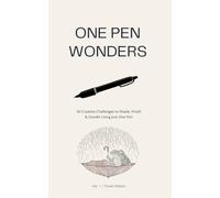 One Pen Wonders (Art & Doodling book): 40 screen-free creative challenges to shade, finish, doodle and be creative using just one pen - Pocket travel activity book for adults