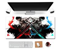 One Piece Alfombrilla de Ratón Anime Gaming Mouse Pad XXL 900x400x3 mm,Impermeable con 3mm Base de Goma Antideslizante,Special-Textured Superficie para Ordenador, PC y Laptop, E