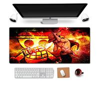 One Piece Alfombrilla de Ratón Anime Gaming Mouse Pad XXL 900x400x3 mm,Impermeable con 3mm Base de Goma Antideslizante,Special-Textured Superficie para Ordenador, PC y Laptop, J
