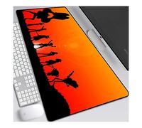 One Piece Anime Alfombrillas de Ratón - Gaming Mousepad 700x300mm, 3mm Base de Goma Antideslizante, Superfície con Textura Especial, Compatible con ratón láser y óptico, para PC y Laptop,E