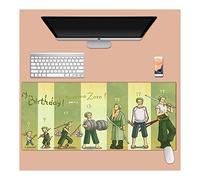One Piece Anime Alfombrillas de Ratón - Gaming Mousepad 900x400mm, 3mm Base de Goma Antideslizante, Superfície con Textura Especial, Compatible con ratón láser y óptico, para PC y Laptop, J
