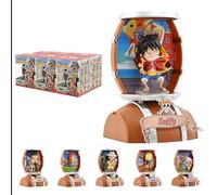 One Piece Barril Capsule Mini Figures 9 cm Blind Box Display (6)