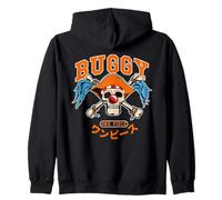 One Piece Buggy Collegic Skull Sudadera con Capucha