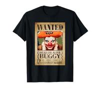 One Piece Buggy The Clown Pirate Wanted Poster Camiseta
