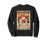One Piece Buggy The Clown Pirate Wanted Poster Sudadera