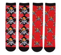 One piece calcetines unisex con logotipo de calavera para adultos, ros