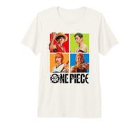 One Piece Character Squares Map Camiseta Premium