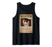 One Piece Dracule Mihawk Pirate Wanted Poster Camiseta sin Mangas