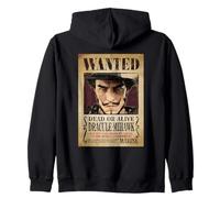 One Piece Dracule Mihawk Pirate Wanted Poster Sudadera con Capucha