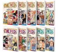 One Piece Edición 3 en 1 10 libros Manga Set 1-10: Vol. 1-30 por Eiichiro Oda