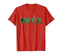 One Piece Gráfica Calavera Zoro Anime Camiseta, Hombre, Rojo, S