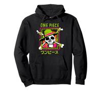 One Piece Jolly Roger Colourful Logo Sudadera con Capucha