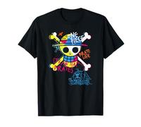 One Piece Jolly Roger Graffiti Camiseta