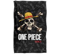 One Piece Jolly Roger Logo Manta súper Suave con Tacto Sedoso - 91 x 147 cm