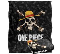 One Piece Jolly Roger - Manta con Logotipo Sedoso al Tacto súper Suave, 152 x 127 cm