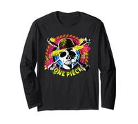 One Piece Jolly Roger Tropical Logo Manga Larga