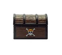 One Piece - Lata de galletas - Luffy Ruffy Logo - Tarro de galletas - Cofre del tesoro pirata - Cerámica - Caja de regalo