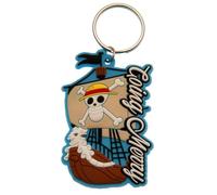 One Piece Live Action - Llavero The Going Merry de PVC (Talla Única) (Azul, Blanco, Marrón)