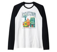 One Piece Loguetown The Beginning and The End Camiseta Manga Raglan