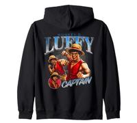 One Piece Luffy Bootleg Sudadera con Capucha