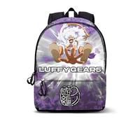 One Piece Luffy Gear 5-Mochila Pequeña HS FAN, Lila, 25 x 35 cm, Capacidad 12 L