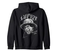 One Piece Luffy Heavy Metal Sudadera con Capucha
