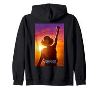 One Piece Luffy Sunset Poster Sudadera con Capucha