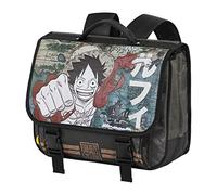 One Piece Map-Mochila Cartable 2.0, Marrón, 38 x 30 cm, Capacidad 13.5 L