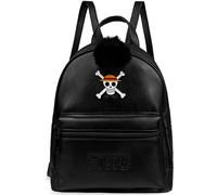 One Piece Mochila Mujer y Adolescente, PU Cuero de Imitación Moda Mochilas Viaje, Bolso Niña Chica, Anime Regalos para Ella