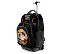 One Piece-Mochila Trolley GTS FAN, 32 x 47 cm, Capacidad 39 L, Negro Ropes