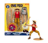 One Piece Monkey D. Luffy Action Figure, 6″ (15 cm) with 6 Acc (Importación USA)