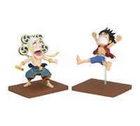 One Piece Monkey D Luffy & Enel World Collectable Figura 7cm Banpresto