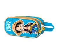 OnePiece Estuche portatodo Monkey doble Azul 22 x 9,5 cm
