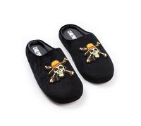 One Piece Negro Logo Zapatillas de mula Hombres