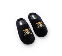 One Piece Negro Logo Zapatillas de mula Muchachos