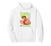 One Piece Neon Luffy Most Wanted Sudadera con Capucha