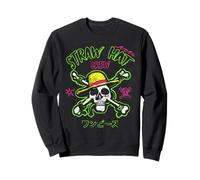 One Piece Neon Skull and Cross Bones Sudadera