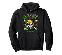 One Piece Neon Skull and Cross Bones Sudadera con Capucha