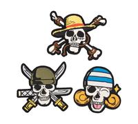 ONE PIECE NETFLIX PATCHES SET Accessori Abbigliamento GRUPO ERIK
