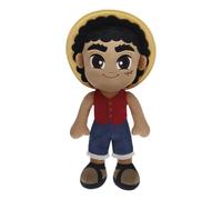 One Piece - Peluche Gigante Luffy | Personaje Monkey D. Luffy de Gran Tamaño | Figura de Colección para Fans del Anime | Cojín Decorativo de Felpa Suave | Detalles Bordados de Precisión
